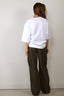 Tibi - T-Shirt - Active Knit Easy T - White