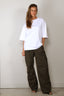 Tibi - T-Shirt - Active Knit Easy T - White