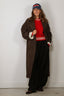 Golden Goose - Jas - W's Cocoon Coat Faded Leopard Jacquard - Bison / Black