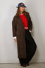 Golden Goose - Jas - W's Cocoon Coat Faded Leopard Jacquard - Bison / Black