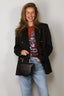 Golden Goose - blazer - Double Breasted Blazer Gabardine - Black