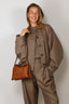 RÓHE - Jacket - Suede Collar Blouson Jacket - Prince Of Wales