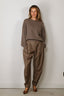 RÓHE - Broek - Tailored Cuff Trousers - Desert Brown