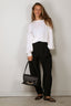 RÓHE - Broek - Tailored Cuff Trousers - Black