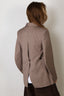 Tibi - Blazer - Tropical Wool Sculpted Blazer - Cedar Melange