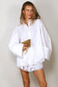 Rotate - Blouse - Oversized Shirt - Bright White