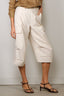 6397 - Broek - Baggy Cropped Cargo - Blonde