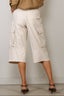 6397 - Broek - Baggy Cropped Cargo - Blonde