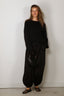 Suzie Kondi - Trui - Kismet Crewneck Sweater Slub Cashmere - Black