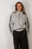 6397 - Vest - Fleecy Track Zip Up - Iron