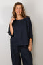 Suzie Kondi - Top - Saria Linen - Deep Navy