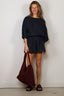 Suzie Kondi - Short - Shkip Linen - Deep Navy