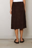 Suzie Kondi - Rok - Sienna Midi Skirt Terry - Truffle
