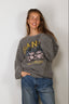 Ganni - Sweater - Brushed Alpaca OS Sweater Mushroom Teddy - Paloma