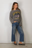 Ganni - Sweater - Brushed Alpaca OS Sweater Mushroom Teddy - Paloma