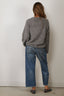 Ganni - Sweater - Brushed Alpaca OS Sweater Mushroom Teddy - Paloma