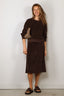 Suzie Kondi - Rok - Sienna Midi Skirt Terry - Truffle