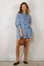 Suzie Kondi - Blouse - Kappa Button-Up Shirt Denim - Okeanos