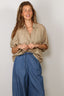 SoSue - Blouse - Cowboy Collar Voile - Sand