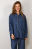 Suzie Kondi - Blouse - Kappa Button-Up Shirt Denim - Aegean