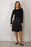 Tibi - Top - Ribbed Sweater Crewneck Pullover - Navy