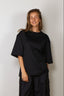 Tibi - T-Shirt - Active Knit Easy T - Navy
