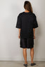 Tibi - T-Shirt - Active Knit Easy T - Navy