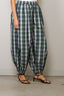 Suzie Kondi - Broek - Sofia Balloon Pants Plaid Cotton Poplin - Ivy Multi