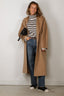 Lisa Yang - Trui - Zerlina Stripes - Oyster/ Dark Oak
