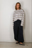 BYLOTTE Studios - Top - Ivy Longsleeve - Grey Melange / White / Black