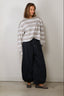 BYLOTTE Studios - Top - Ivy Longsleeve - Grey Melange / White / Black