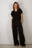Joseph - Top - Nylas Top Cotton Terry Knit - Black