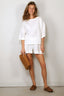 Suzie Kondi - Short - Shkip Linen - White