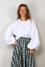 Suzie Kondi - Top - Balon Cotton Poplin - White