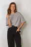 BYLOTTE Studios - T-shirt - Hailey Tee - Grey Melange
