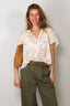 Forte_Forte - Blouse - ''Petites Fleurs'' Embroidery Voile Bohemmienne Shirt - Butter