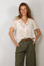 Forte_Forte - Blouse - ''Petites Fleurs'' Embroidery Voile Bohemmienne Shirt - Butter