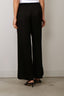 Forte_Forte - Broek - Envers Satin Shiny Cropped Pants - Noir