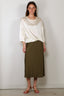 Lisa Yang - Rok - Midi Skirt - Deep Ivy