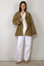RÓHE - Jacket - Sculptural Safari Jacket - Sage
