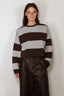 Johny - Sweater - Derek - Grey / Chocolade