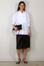 Golden Goose - Blouse - Journey W's Over Shirt With Pleated Bib Pollon Cotton Popline - White