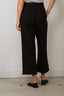 Denimist - Broek - Cropped Double Pleat Wide Leg Chino - Black