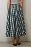Suzie Kondi - Rok - Kyria Circle Skirt Plaid Cotton Poplin - Ivy Multi
