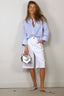 RÓHE - Short - Baggy Denim Shorts - Optic White