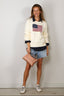 Ralph Lauren - Sweater - Flag cn long sleeve pullover - Cream