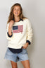 Ralph Lauren - Sweater - Flag cn long sleeve pullover - Cream