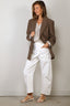Golden Goose - Blazer - Journey W's Double Breasted Blazer W Tunnel - Stone Gray