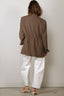 Golden Goose - Blazer - Journey W's Double Breasted Blazer W Tunnel - Stone Gray