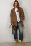 Rotate - Jacket - Oversize Suede - Morel